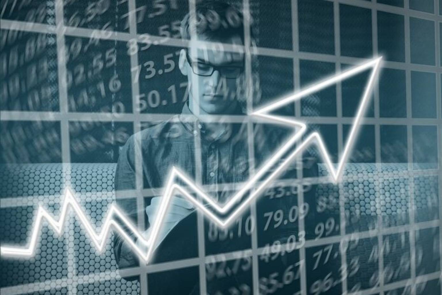 sales data growth chart